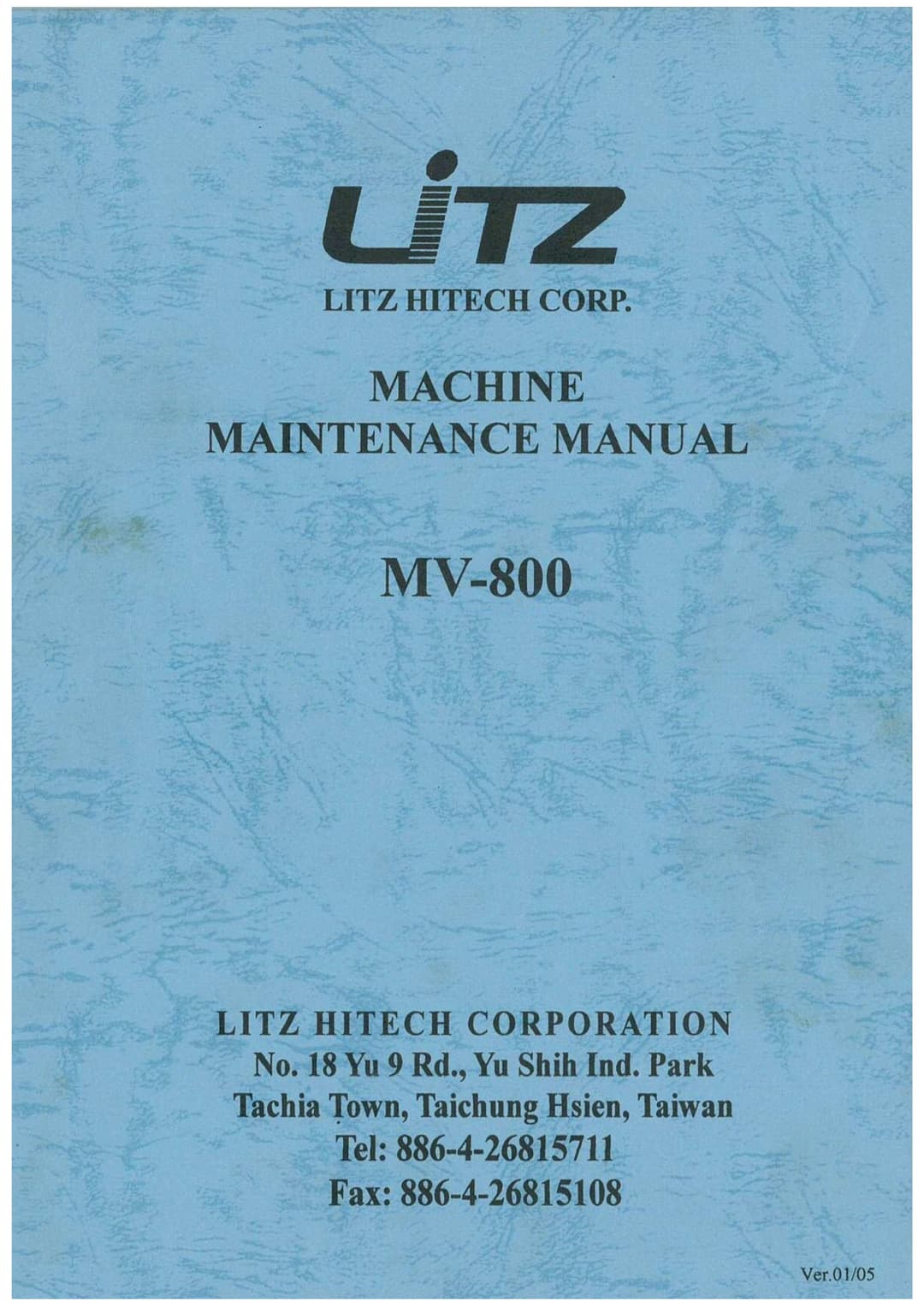 Maintenance Manual