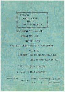 Parts Manual