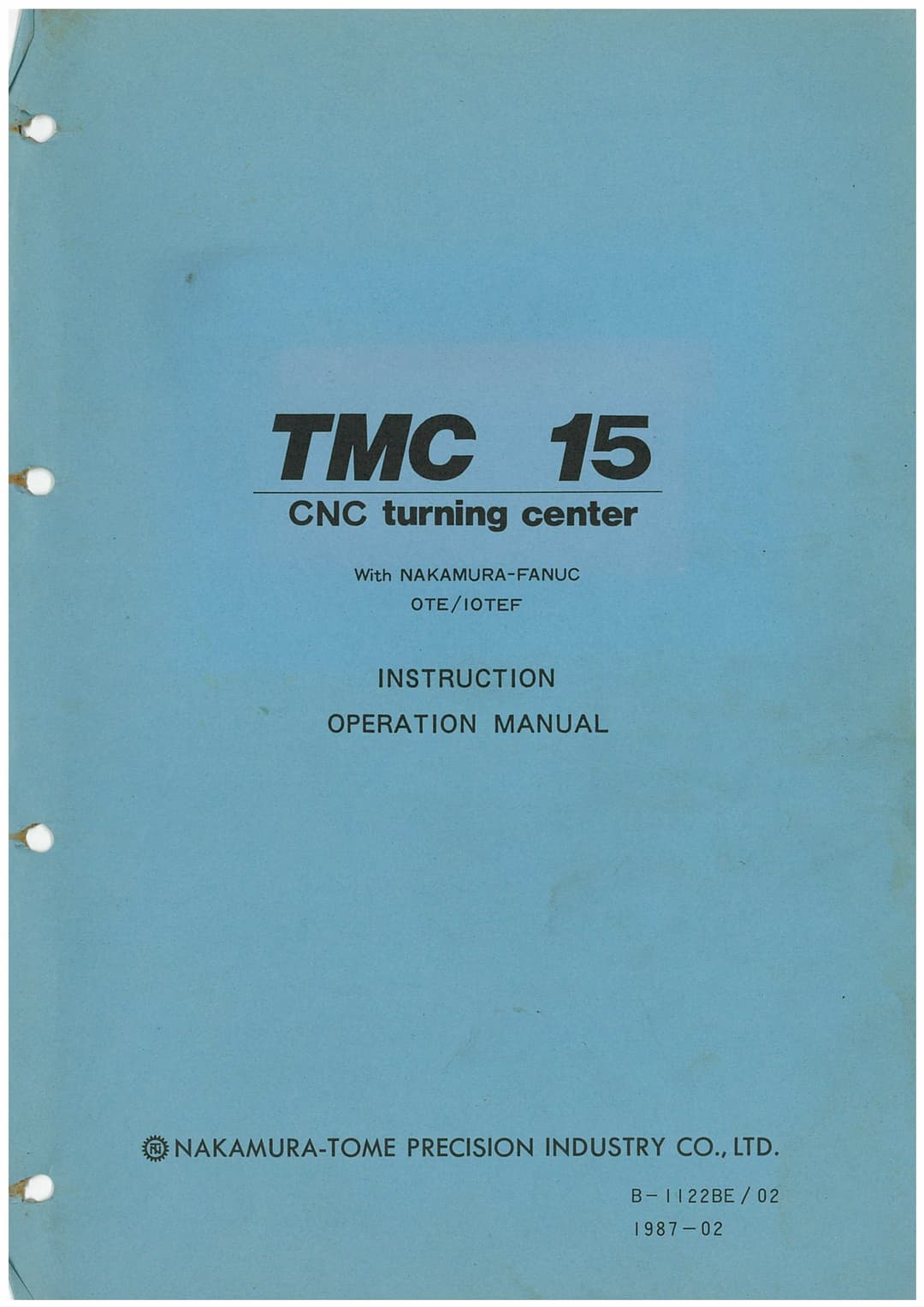 Instruction Operation Manual