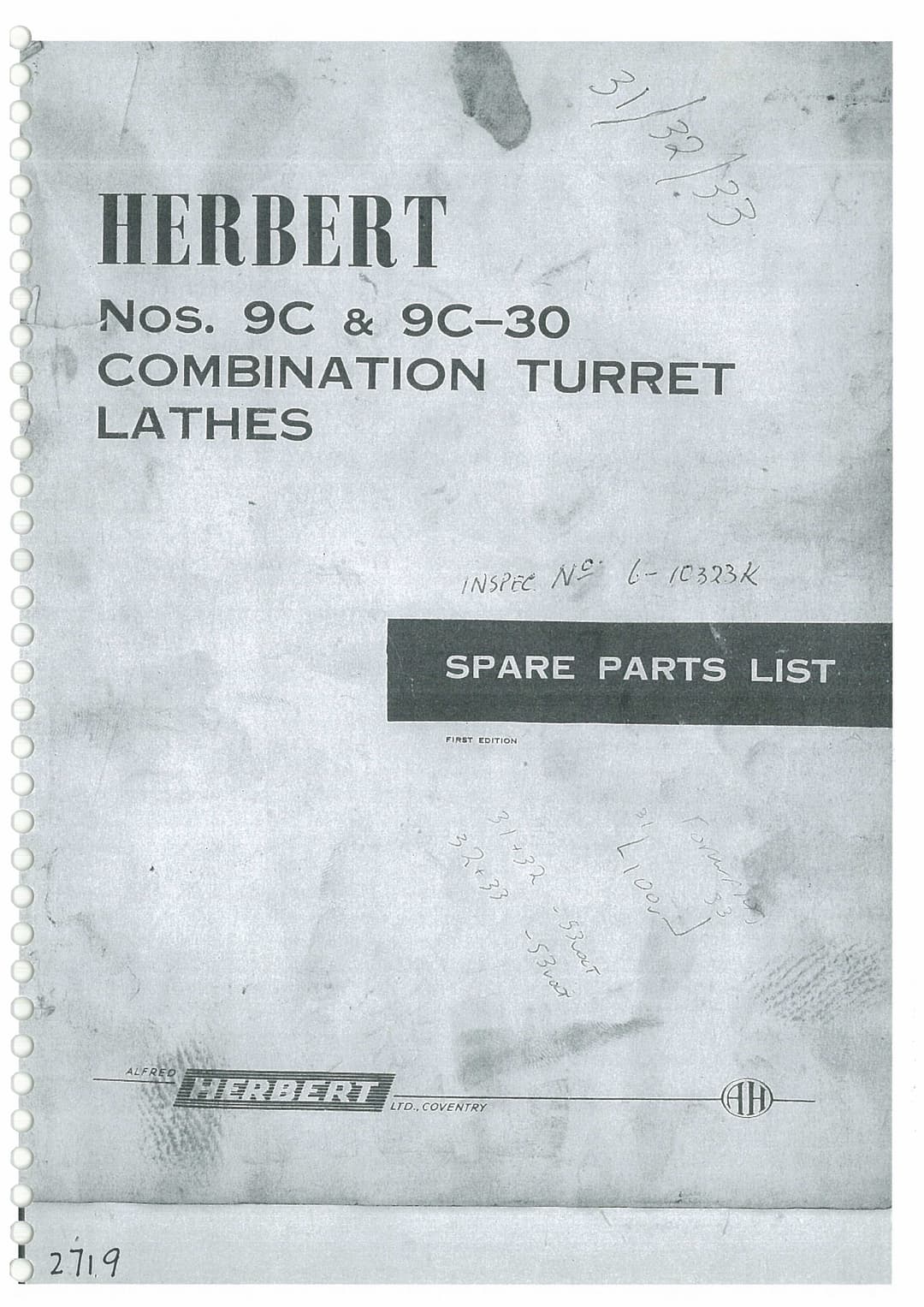 Spare Parts List