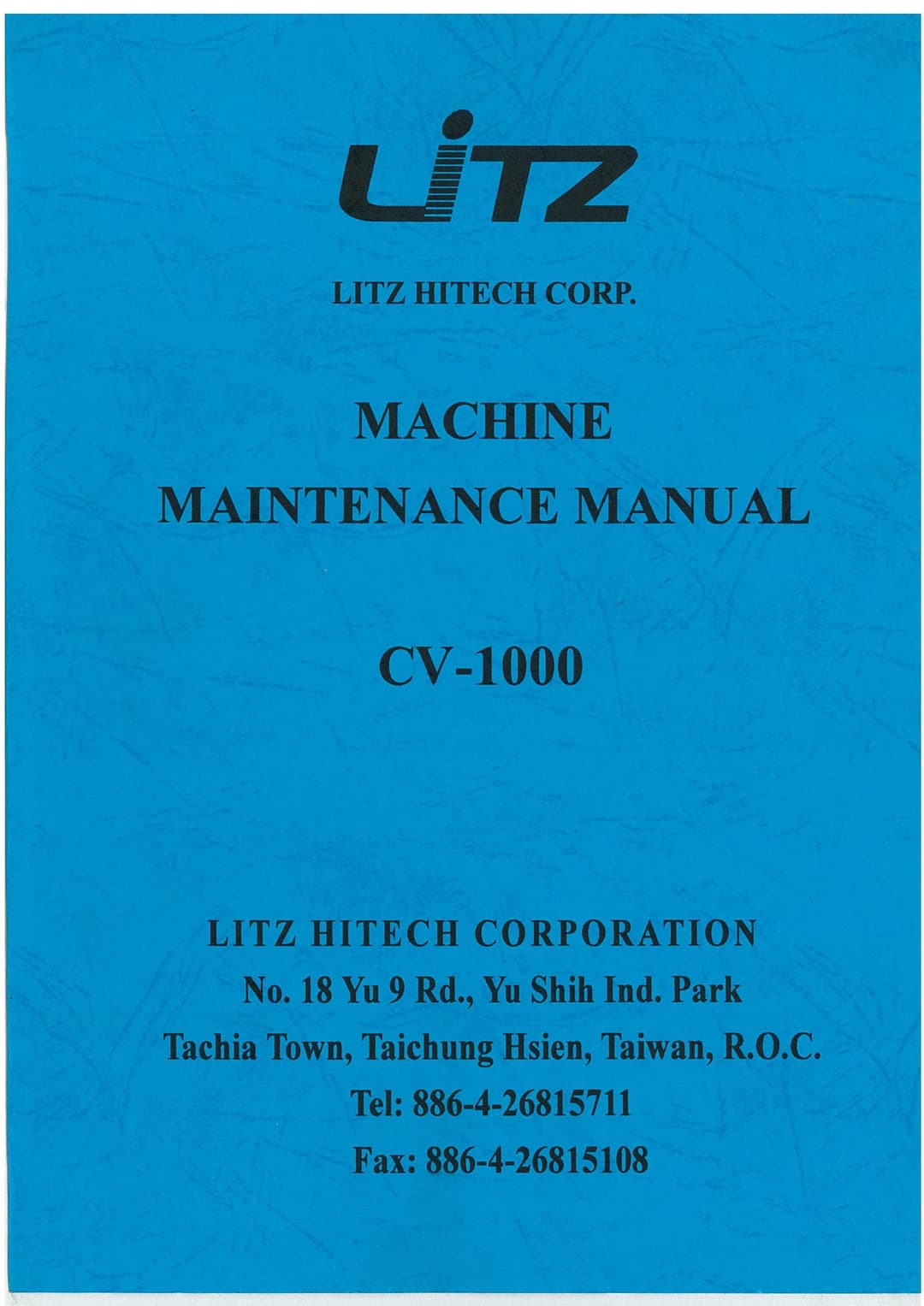 Maintenance Manual